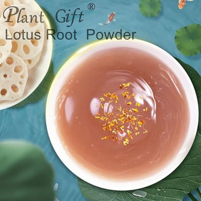 Lotus Root Powder 100g/3.52oz 100% Natural Pure 莲藕粉 for Smoothies Shakes Baking &amp Drinks