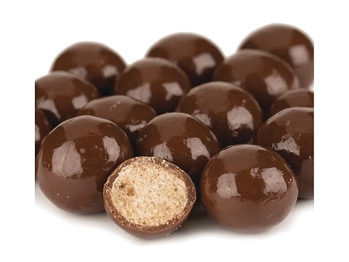 The Nutty Fruit House Chocolate Malt Balls Candy (Milk Malt Balls 5 Pound (Pack of 1))