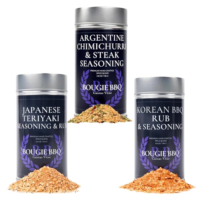 Summer Grill Masters BBQ Trio – Korean Teriyaki &amp Chimichurri Rubs