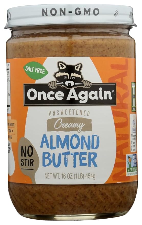 Once Again Almond Seed Butter 16 Oz (Pack of 12)