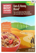 Moms Best Naturals Oats Honey Blend Fanily Size 18-Ounce (Pack of 14)