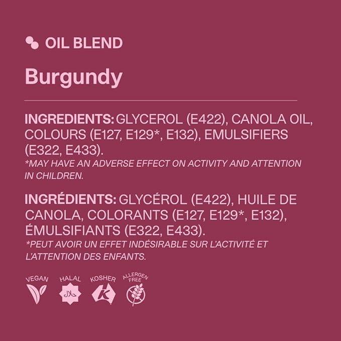 Colour Mill Oil-Based Food Coloring 100 Milliliters (Burgundy)