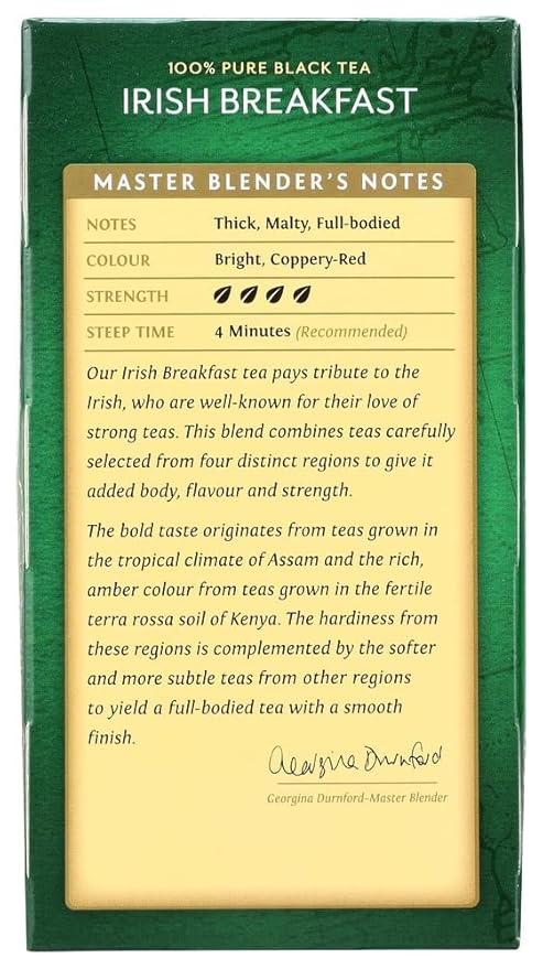 Twinings Irish Breakfast Tea Tea Bags 20-Count Boxes (Pack of 6)