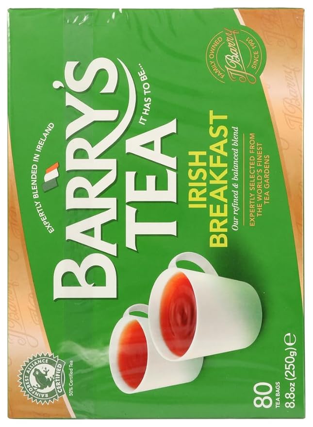 Barry's Irish Breakfast Tea - 1 Pack of 80 Teabags (Pack of 3)