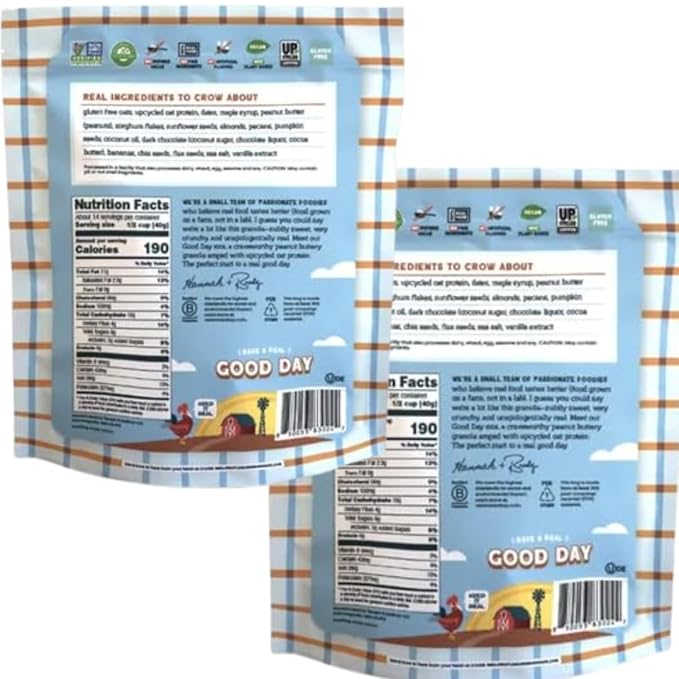 Seven sundays Good Day Gluten-Free Granola 20 oz (2pack)