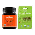 Bundle - Wedderspoon Raw Premium Manuka Honey KFactor 16 (35.2 Oz) and Manuka Honey Drops Eucalyptus &amp Bee Propolis (4 Oz)