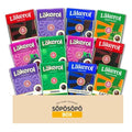 Lakerol Läkerol Sugarfree Pastilles 6-Flavor Variety: Two 0.8 oz packages each in a SOPOSOPO Box (Total of 12 items) SÖPÖSÖPÖ Box