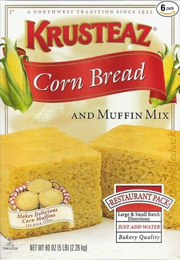 Continental Mills Corn Bread Muffin Mix 5 Pound (Pack of 6)