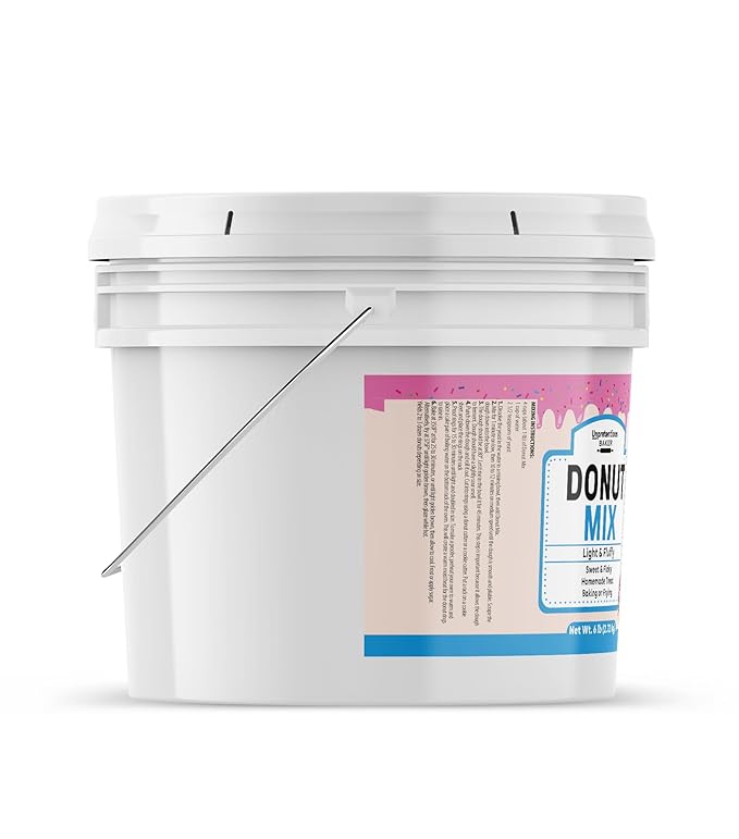 Unpretentious Raised Donut Mix 1 Gallon Baking &amp Frying Light &amp Fluffy Tender &amp Flaky (96 Ounce)
