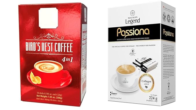 Instant Coffee Powder Quick Dissolving (COMBO BIRD NEST COFFEE)