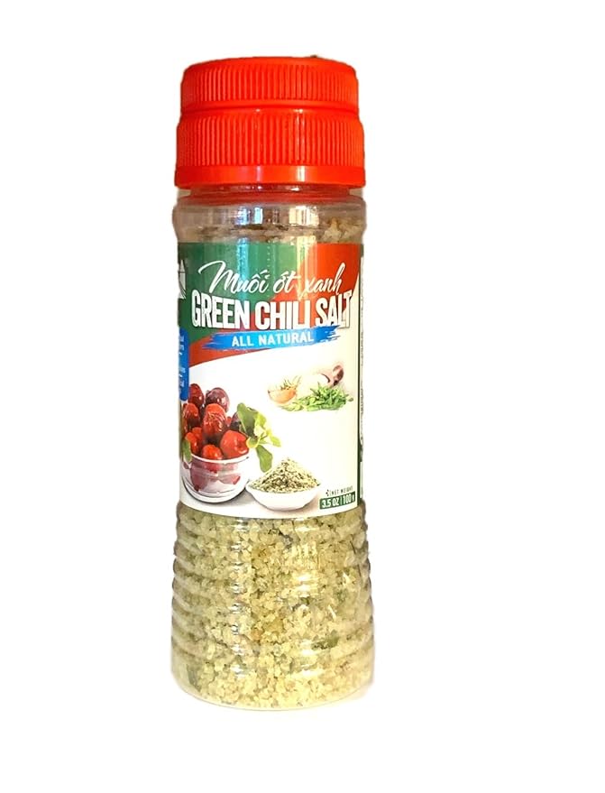 2 Packs - Green Chili Salt - Muoi Ot Xanh - 3.5 Oz