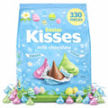 Kisses Easter Candy Milk Chocolate 3 lb Bulk Bag 330 Pieces - Assorted Pastel Color Chocolate Candy - Easter Basket Stuffer Filler Egg Hunt Party Gift Spring Treat