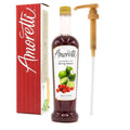 Amoretti - Raspberry Lime Beverage Infusion 94 Servings Per Bottle (750 ml) - Drink Mix &amp Water Enhancer with Pump for Flavoring Cocktails Waters Teas and other Beverages Preservative Free