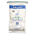Great River Milling Organic Barley Flour | Unbleached Unbromated Non-GMO Kosher | High Fiber Nutty Flavor Perfect for Breads Pancakes &amp More | 25 Lb