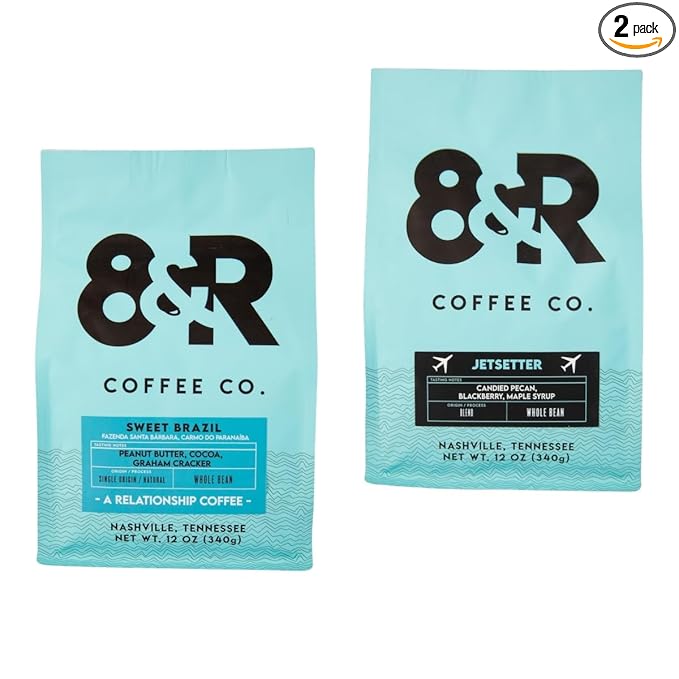 Bean Box Office Coffee 2-Pack - Dark Roast 2-Pound Bags Bulk Whole Bean Coffee