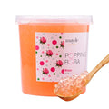 Mayde Popping Boba Pearls for Drinks Desserts &amp Breakfast Bowls (Rose Flavor 7 Pounds)