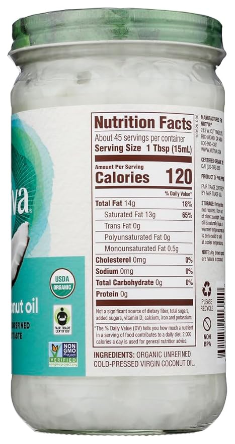 Nutiva Oil Coconut Vrgn Org