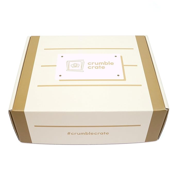 CrumbleCrate Honey Bee &amp Orange Cupcakes DIY Baking Kit for Adults | Gourmet Cupcakes Making Set with Pre-Measured Ingredients | Perfect Baking Gift