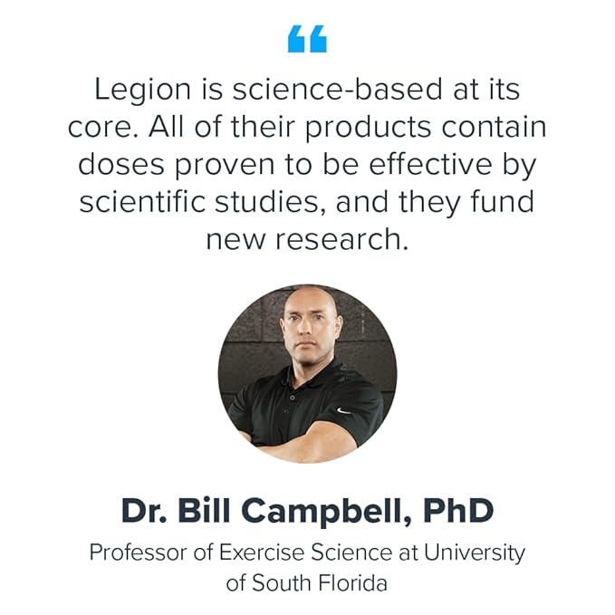 Legion Chocolate Chip Cookie Dough Protein Bar - 100% Whey Protein Bars Low Sugar High Protein with Prebiotic Fiber - Soy-Free Gluten Free Naturally Flavored Low Fat High Protein Bars (12 Count)