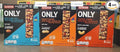 Elevation by Millville Elevation ONLY Nuts and Sea Salt with Dark Chocolate Peanut Butter with Dark Chocolate and Cashew Cherry with Dark Chocolate Fruit and Nut Bar 5.6oz 160g (3 Boxes)