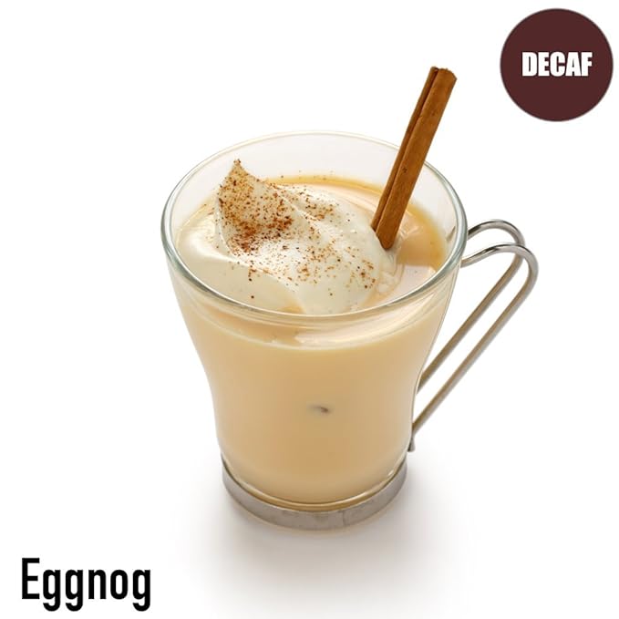 Eggnog Flavored Decaf Coffee Ground Medium Roast Fresh Roasted 5 lbs