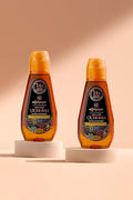 Organic Wildflower Honey Squeeze Bottles 2-Pack 420g Each - Pure Raw Honey from Anatolia Turkey