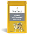 Tea Forte Estate Darjeeling Premium Loose Leaf Caffeinated Black Tea Blend Canister Makes 35-50 Cups