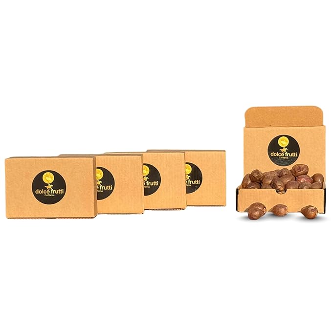 Dolce Frutti's Soft Ripe Barhi Dates– 4 Lbs –Fresh Dates Gift Box &amp Regular Packaging Perfect for Holidays Birthdays Anniversaries Get-Well and Sympathy Gifts