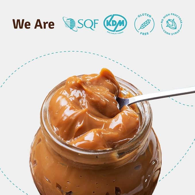 Nuuva Foods Premium Dulce de Leche – Authentic Creamy Caramel Spread – Perfect for Desserts Baking and Spreading Caramel Carmel Syrup Dulce De Leche Syrup - 11 lbs