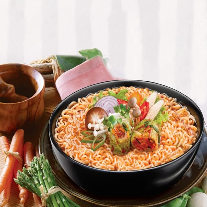 Vina Acecook Mi Chay (Hao Hao Instant Noodles Vegetarian Flavor) 2.7 Ounce (Pack of 30)