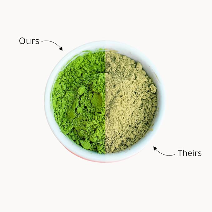Matcha Sunday Ceremonial Grade Matcha - Kyoto Japan - Finely Ground Green Tea Powder - Vibrant Green (30g/ 1.06oz) - Tin