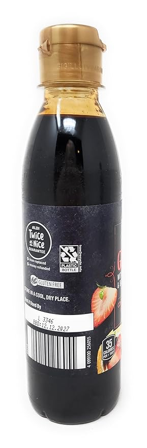 Balsamic Glazes with Strawberry and Balsamic Vinegar of Modena 8.5 fl oz/250 ml Product of Italy (Pack of 2)