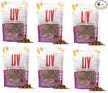 Liv Gourmet Oatmeal Raisin Granola - 8oz (Pack of 6) | Healthy Nutrient-Dense Snack Breakfast Cereal | 1:1 Nut-to-Oat Ratio | Non-GMO Low Sugar Vegan | Organic Oats No Artificial Ingredients No