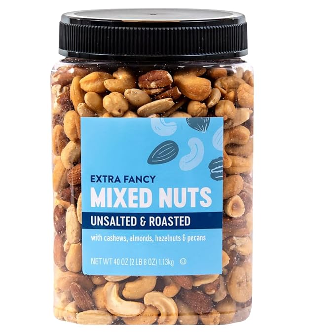 Farms Roasted Unsalted Fancy Mixed Nuts 40 oz (1 Pack)