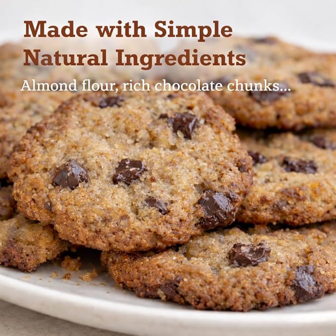 Chocolate Chunk Overload | Gluten Free Cookies| Chocolate Chip Cookie Mix | Cookie Dough Mix Makes 36 Thin Almond Flour Cookies| A Sweet Healthy Desert Made With Almond Flour