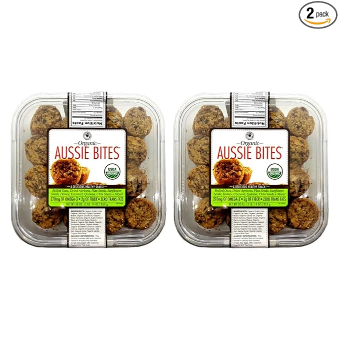 Universal Bakery Organic Aussie Bites Expect More Organic 32 count(2PACK)