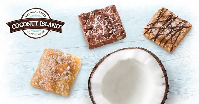 Anastasia Variety pack Coconut Cashew Crunch Original Recipe + Anastasia Coconut Cahsew Crunch &amp Dark Chocolate Coco bites 5oz 4Pack
