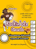 Rockinola Cinnamon Granola 56 Gram - 125 per case.