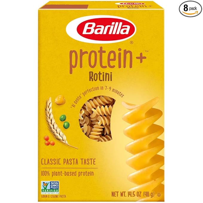 Barilla Rotini Plus 14.5 Ounce Boxes (Pack of 8)