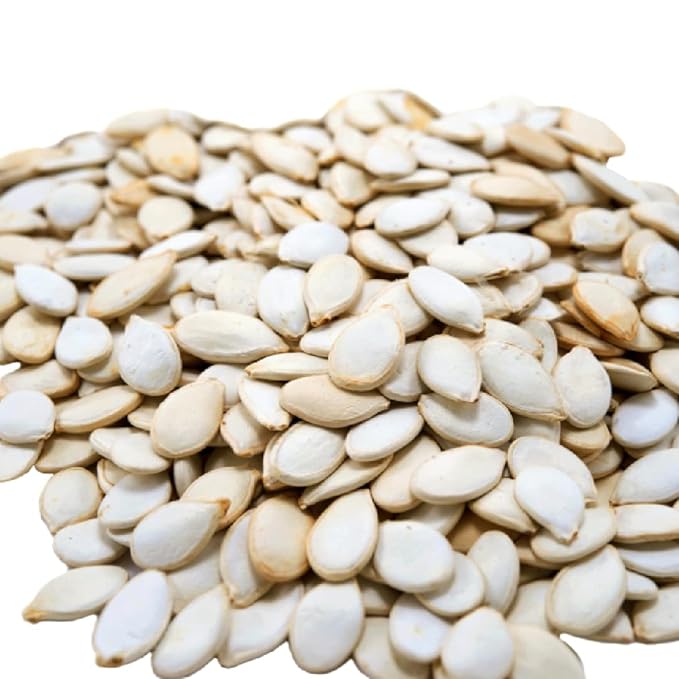 Gerbs Roasted Unsalted Jumbo Whole Pumpkin Seeds 2 lbs. | Small Batch In-Shell 13-14 mm Size Resealable Bag | Naturally Crunchy &amp Mild | Top 14 Allergen-Free