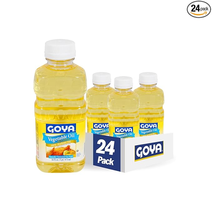 Goya Foods Vegetable Oil 16 Fl Oz (Pack of 24)