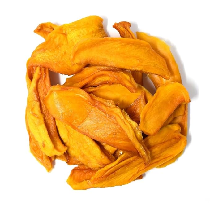 Anna and Sarah Dried Organic Mango No Sugar Added No Preservatives Al-Natural Premium Quality in Resealable bag 3 Lbs
