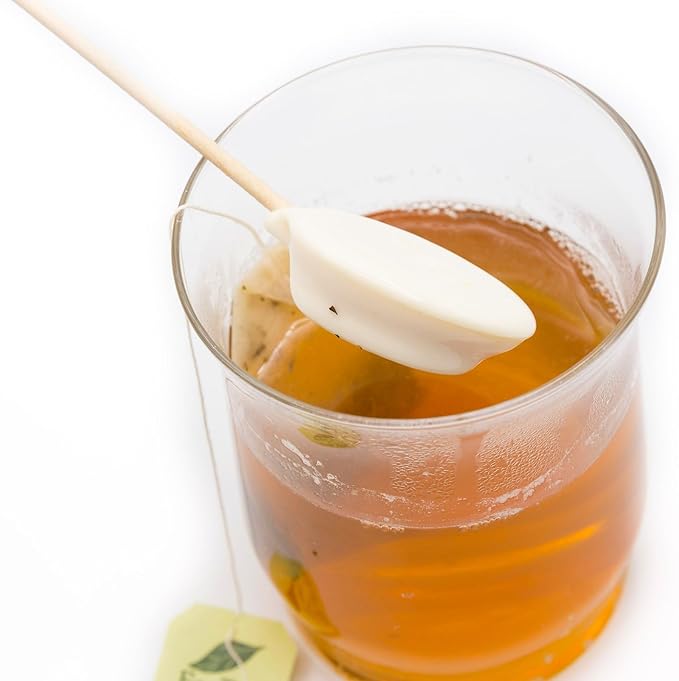 Sweet Stirs Original Flavored American Honey Spoons on Wooden Sticks Gift Pack of 10 (White Honey)