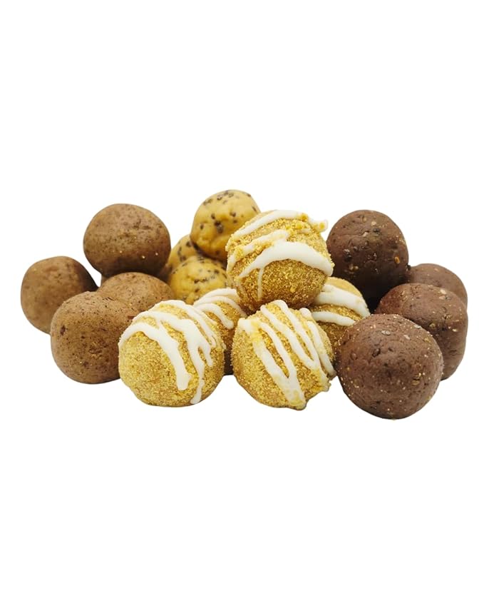 NOSHY Protein Poppers - Protein Balls - Vegan Plant-Based Gluten-Free Dairy-Free Non-GMO Kosher 3-Pack (Variety Pack)