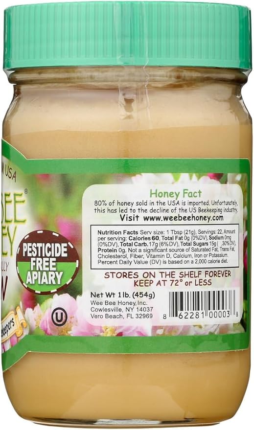 Wee Bee Honey 1lb x 3 Glass Jars