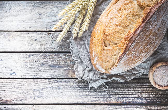 Unpretentious 9 Grain Flour 1 Gallon Bread &amp Dough Storable Fresh Homemade Bread (80 Ounce)