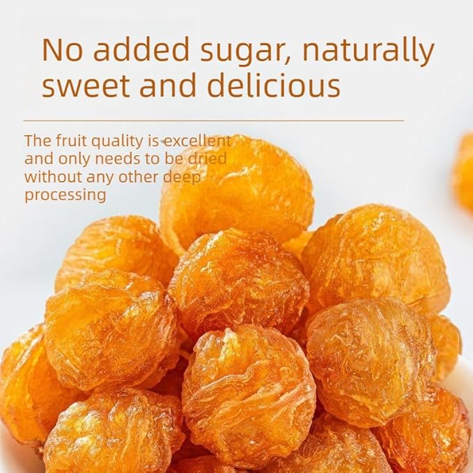 Longan Dried Fruit 500g- Large Thick Fleshed Dried Longan for Brewing Perfect with Silver Fungus Red Dates &amp Goji Berries - Sweet &amp Nutritious Snack Natural Sweet Dragon Eye Dried for Tea
