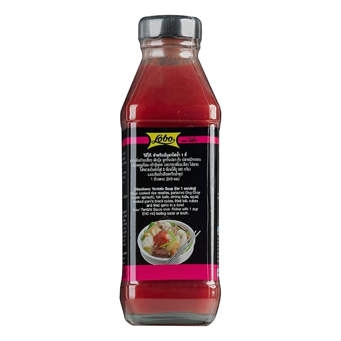 Thai Yen Ta Fo Noodle Sauce 220ml | Authentic Pink Noodle Soup Base | Stir-Fry &amp Rice Seasoning | Bold Thai Flavor | No Artificial Coloring