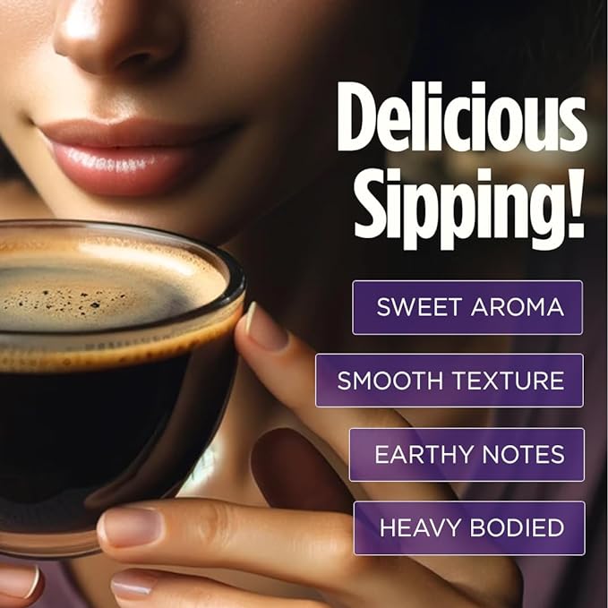 VitaCup Mushroom Coffee Instant Packets for Memory &amp Clarity Support w/Fiber Chaga Lion’s Mane D3 B Vitamins Medium Roast 100% Arabica &amp Robusta Coffee in Single Serve Sticks 24 Ct