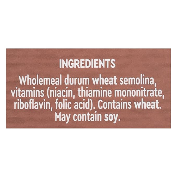 De Cecco Pasta Whole Wheat Penne Rigate No.41 13.25 OZ (Pack of 12) - Made in Italy High in Protein &amp Iron Bronze die